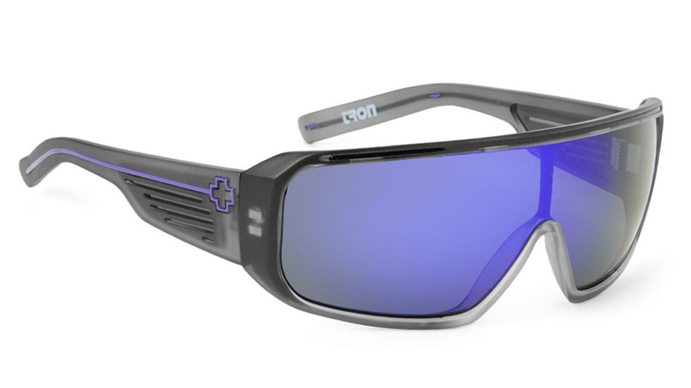 Spy Optic Tron Sunglasses w/ Black Ice Frame &amp; Purple Spectra Lens