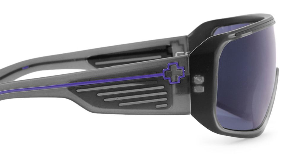 Spy Optic Tron Sunglasses w/ Black Ice Frame &amp; Purple Spectra Lens