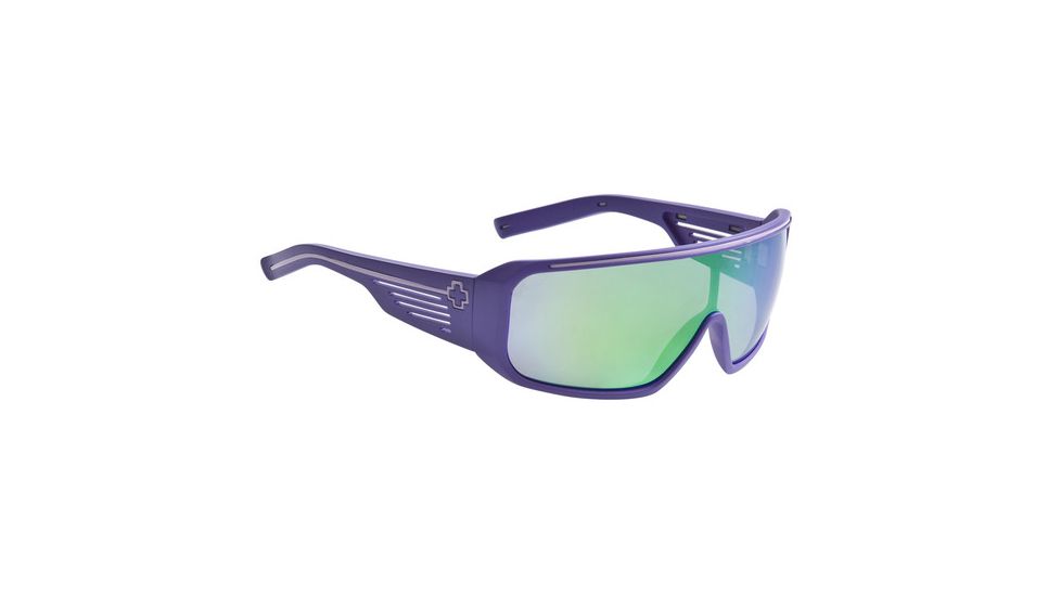 670805870811 Matte Grape frame, Gray with Multi-Layered Green lens