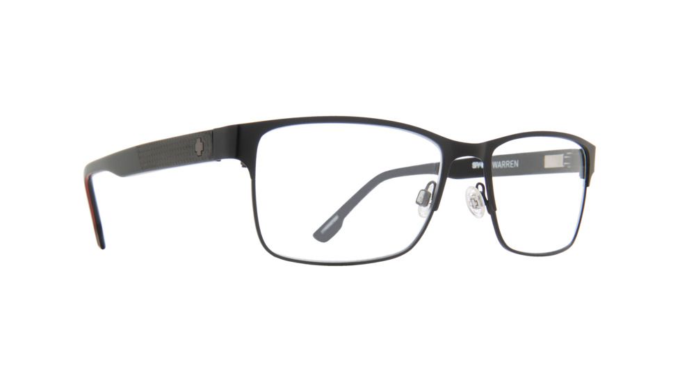 Spy Optic Warren Eyeglass Frame, Matte Black/Red, 573494407000