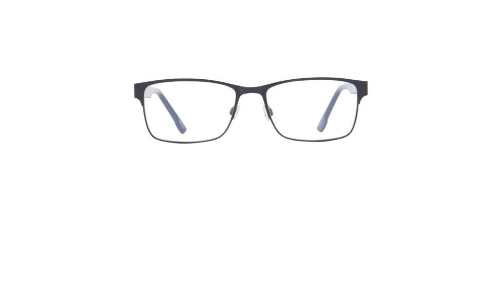 Spy Optic Warren Progressive Prescription Eyeglasses, Matte Dark Navy/Blue Frame, 573494411000PR