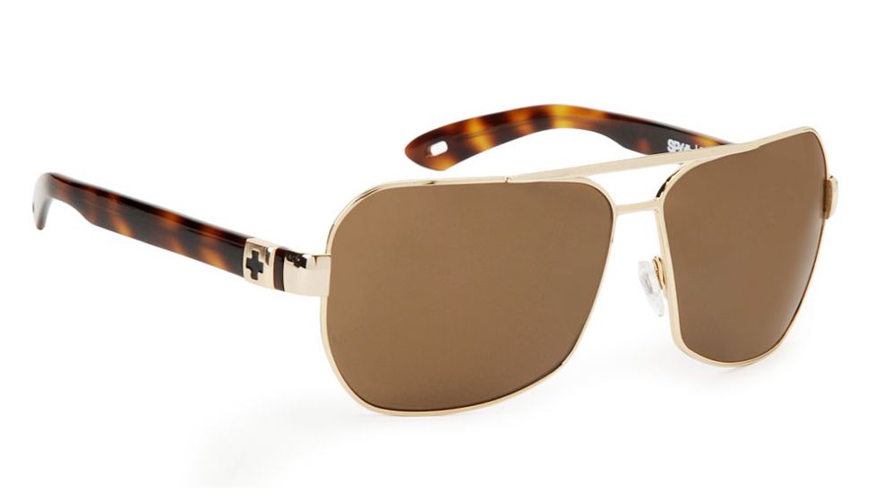 Spy Optic Weller Single Vision Prescription Sunglasses - Gold w/ Classic Tortoise Frame 570626470000RX