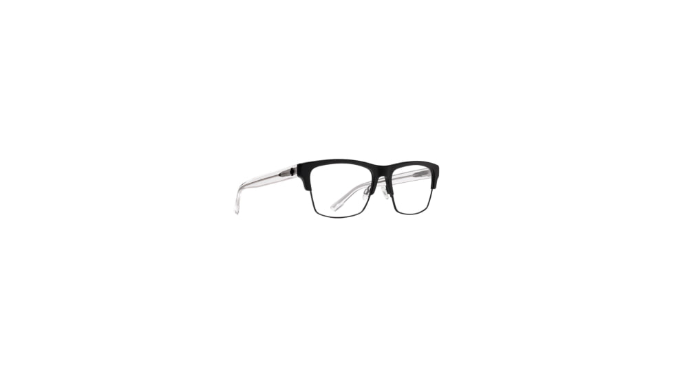 Spy Optic Weston 5050 57 Matte Gloss Crystal Eyeglasses, Black, One Size, 95053