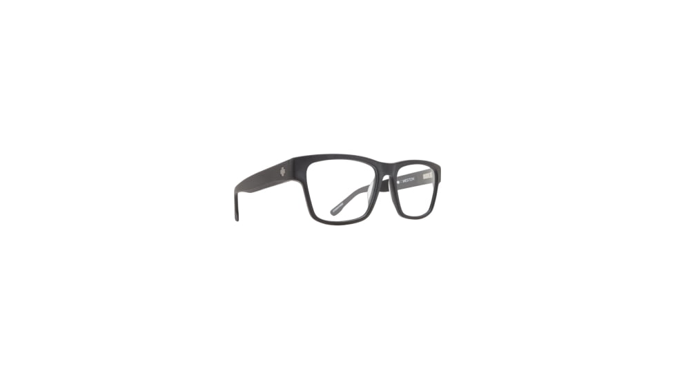 Spy Optic Weston 54 Men's Sunglasses, Black Frame, Demo w/ Spy+ Lens Print Lens, Medium/Large, 162879
