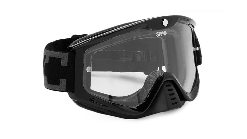 Spy Optic Whip MX Goggles w/ Black Sabbath Frame &amp; Clear Antifog Lens w/ Posts