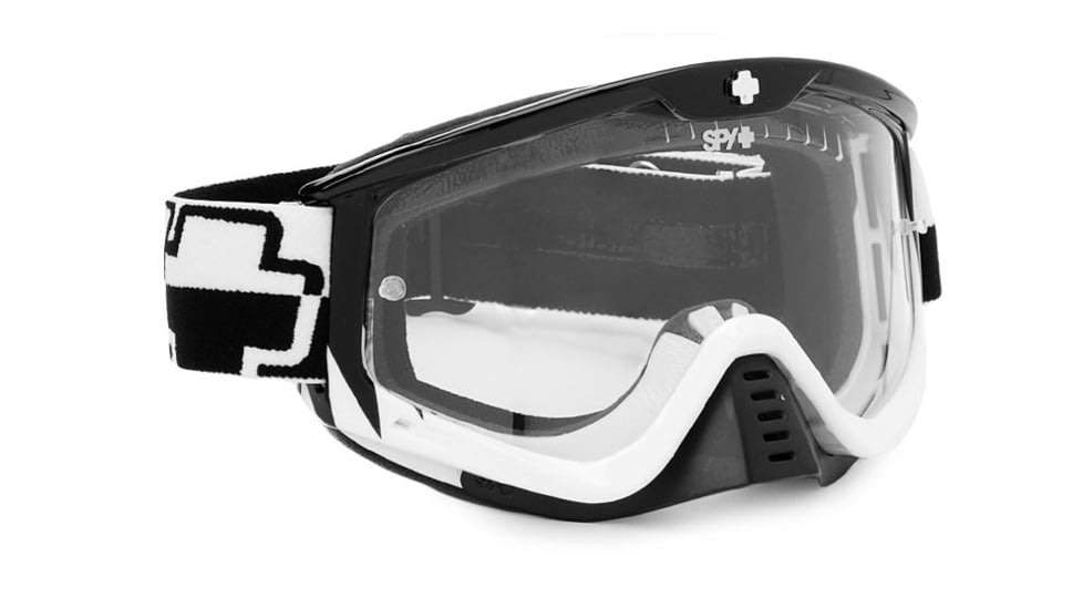 Spy Optic Whip MX Goggles w/ Predator Frame &amp; Clear Antifog Lens w/ Posts