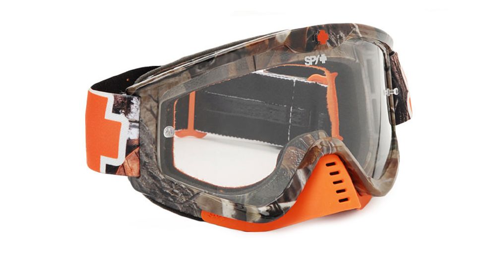Spy Optic Whip MX Goggles w/ Spy + Real Tree Frame &amp; Clear Antifog Lens w/ Posts