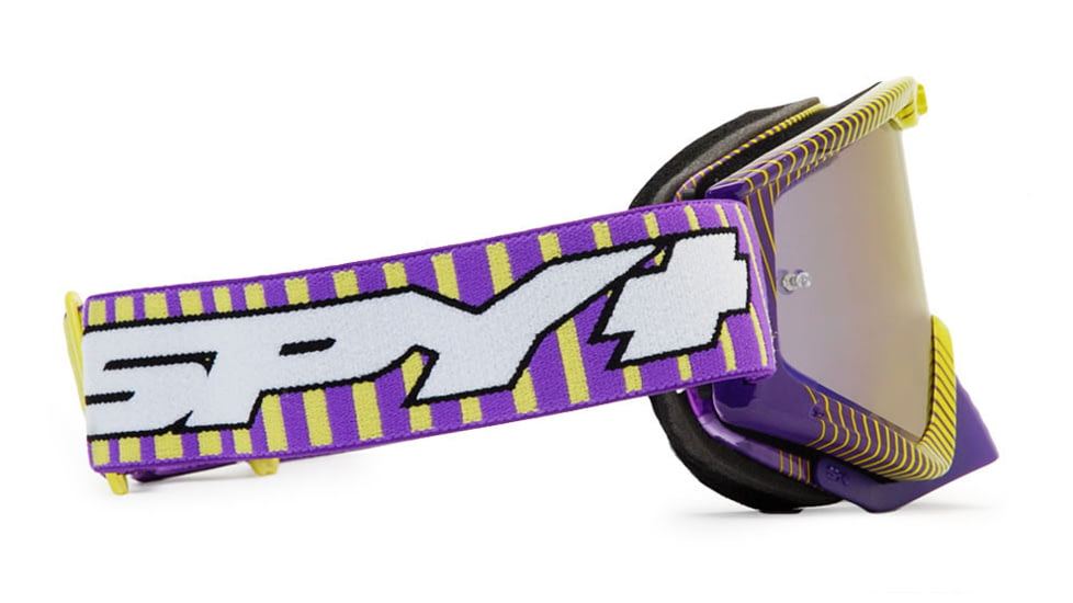Spy Optic Whip MX Goggles w/ Throwback Purple Frame &amp; Smoke Dark Blue Spectra Mirror Lens