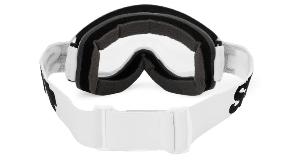 Spy Optic Whip MX Goggles w/ White Sabbath Frame &amp; Clear Antifog Lens w/ Posts
