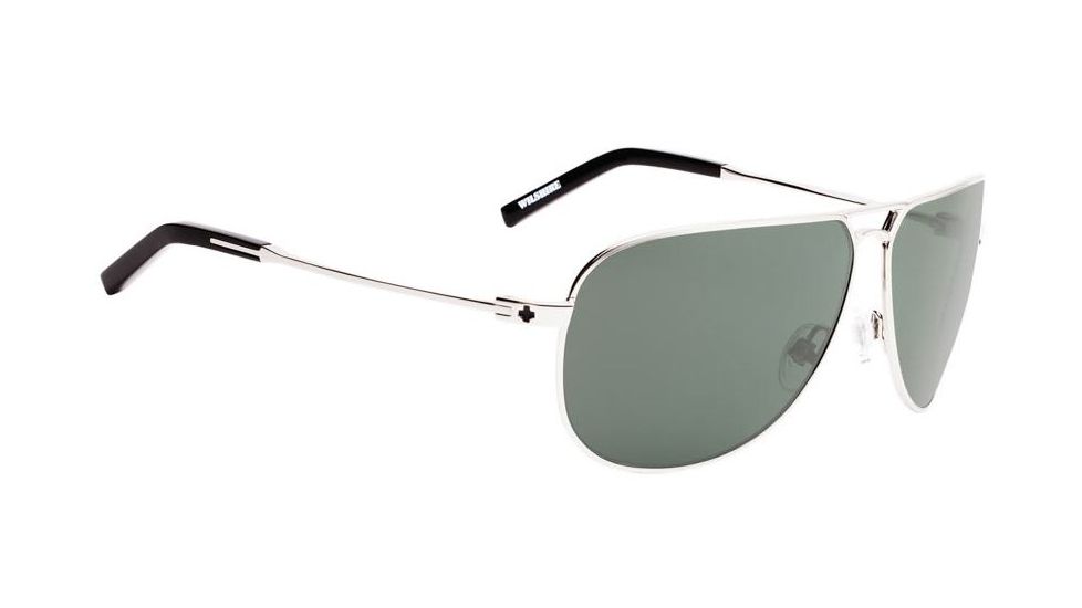 Spy Optic Wilshire Bifocal Prescription Sunglasses, Silver Frame, Polarized, 670844556864BI
