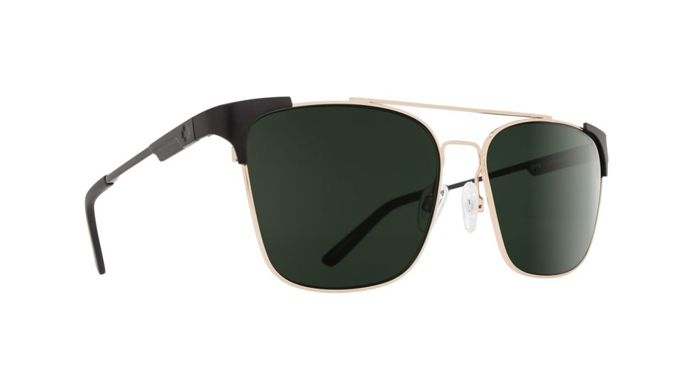 Spy Optic Wingate Bifocal Prescription Sunglasses, Matte Black/Gloss Gold Frame, 673440594863BI