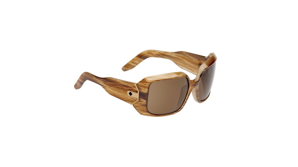 670925315069 Shiny Bone Stripe Tortoise frame, Bronze lenses