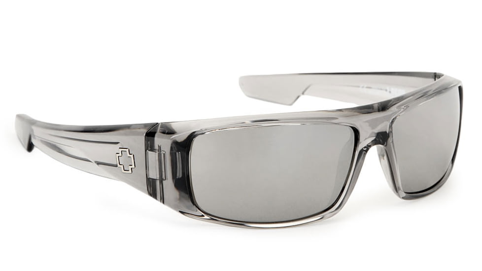 Spy Optics LOGAN CLEAR SMOKE-GREYwSILVER MIRROR 670939204143