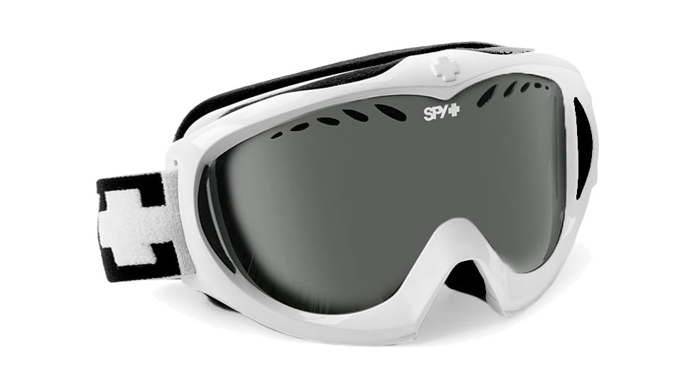 Spy Optics Targa II Goggles Bronze w/Silver Mirror White 312003638084