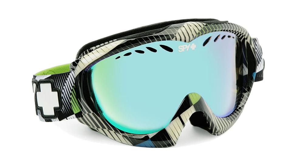Spy Optics Targa II Goggles Yellow w/Green Spectra Space Out 312003963816