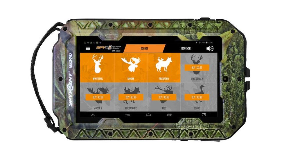 Spy Point Geopad Tablet and Picture Viewer with GPS, Bluetooth, and WIFI, Camo Geopad