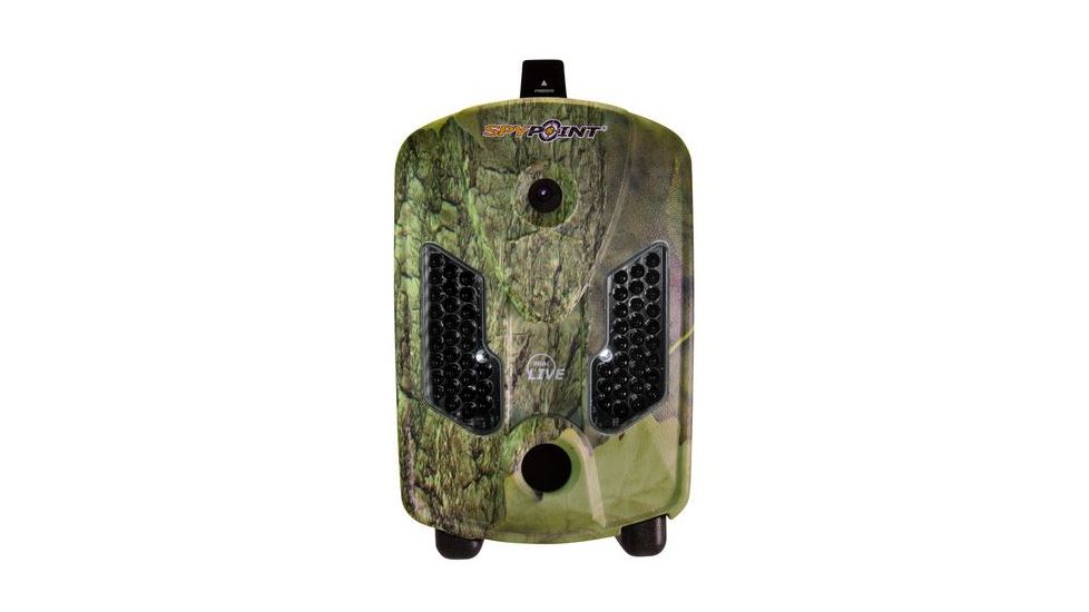 Spy Point Mini-Live 8MP Trail Wireless Network HD Camera w/Time-Lapse and Multi-shot, Camo Mini-Live
