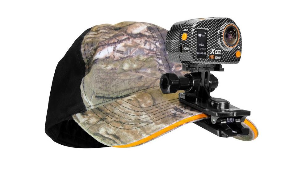 Spy Point Xcel Action Camera Cap Mount, Black XHD-CM
