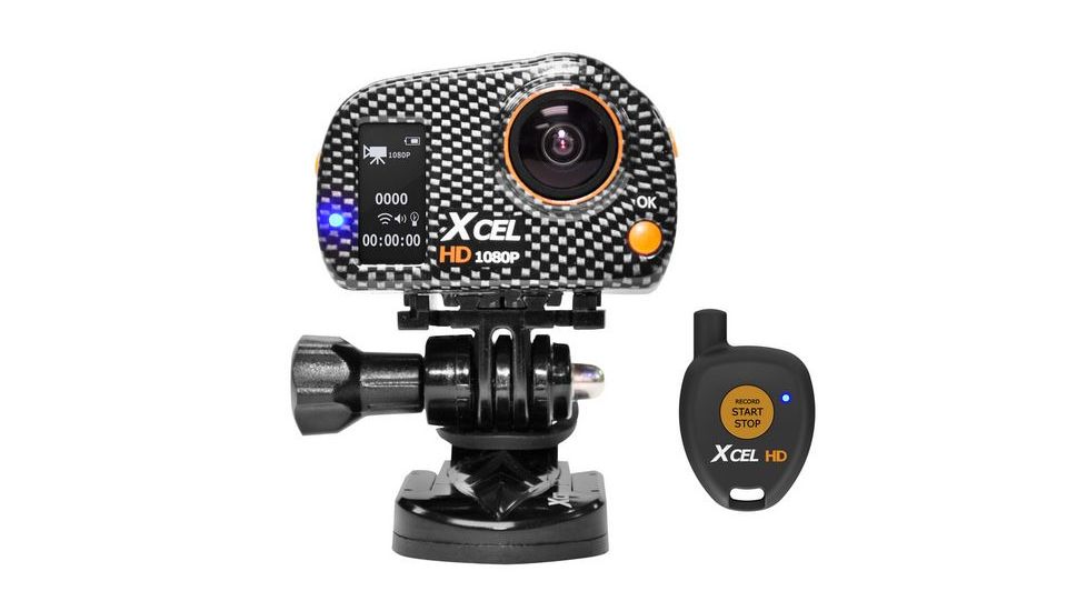 Spy Point XcelHD 5MP HD Action Camera w/Remote, Carbon Xcel HD