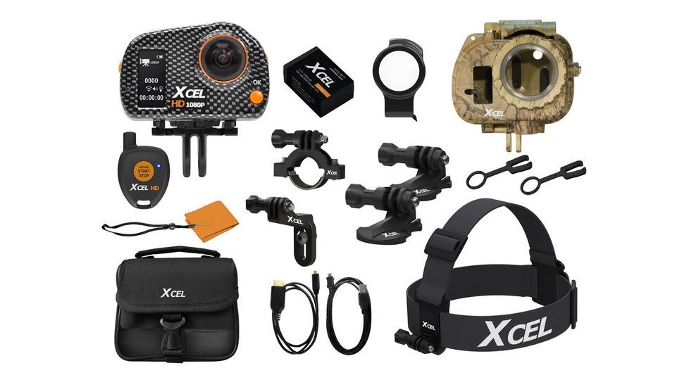 Spy Point XcelHD Hunt Edition 5MP HD Action Camera w/Remote, Camo Xcel HD Hunt