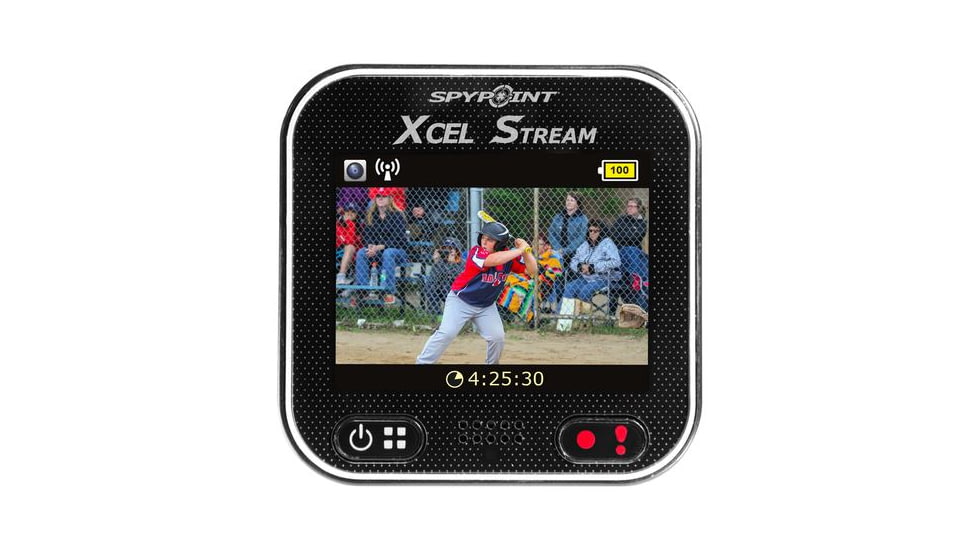 Spy Point XcelStream 3MP HD Action Camera w/WIFI, Black Xcel Stream