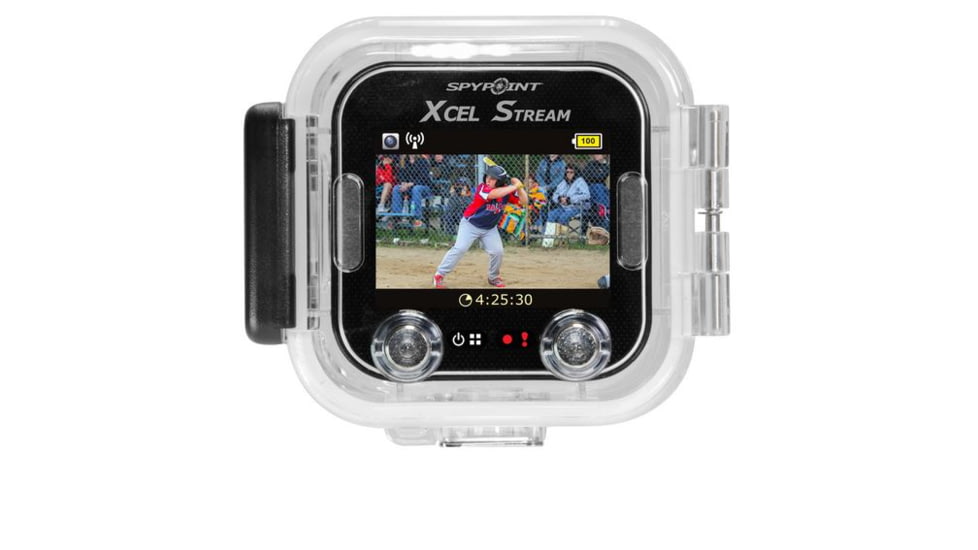 Spy Point XcelStream 3MP HD Action Camera w/WIFI, Black Xcel Stream