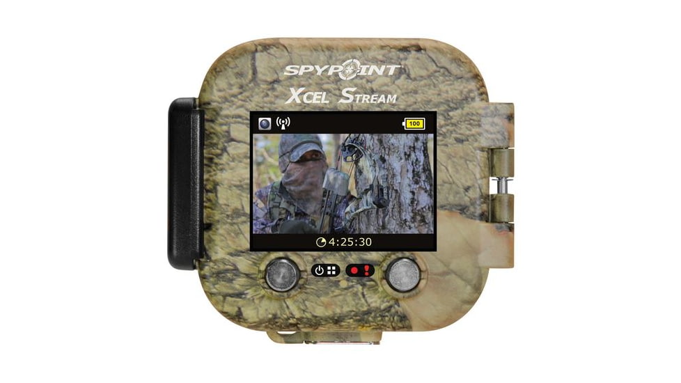 Spy Point XcelStream Hunt Edition 3MP HD Action Camera w/WIFI, Camo Xcel Stream Hunt