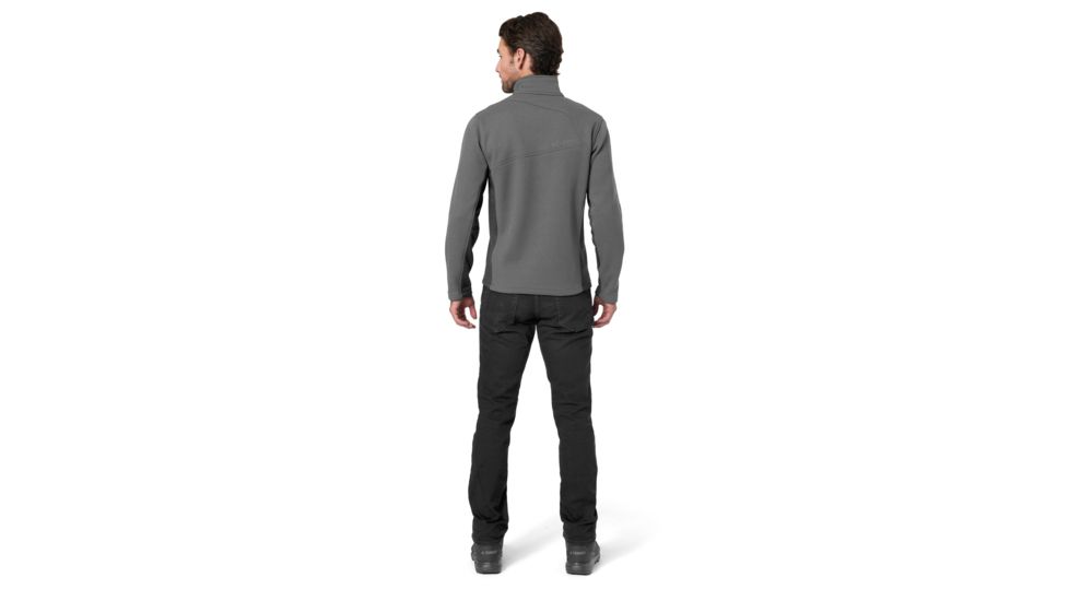 Spyder Bandit Half Zip Stryke Jacket - Mens, Polar/Black/Red, Large, 181388069555P