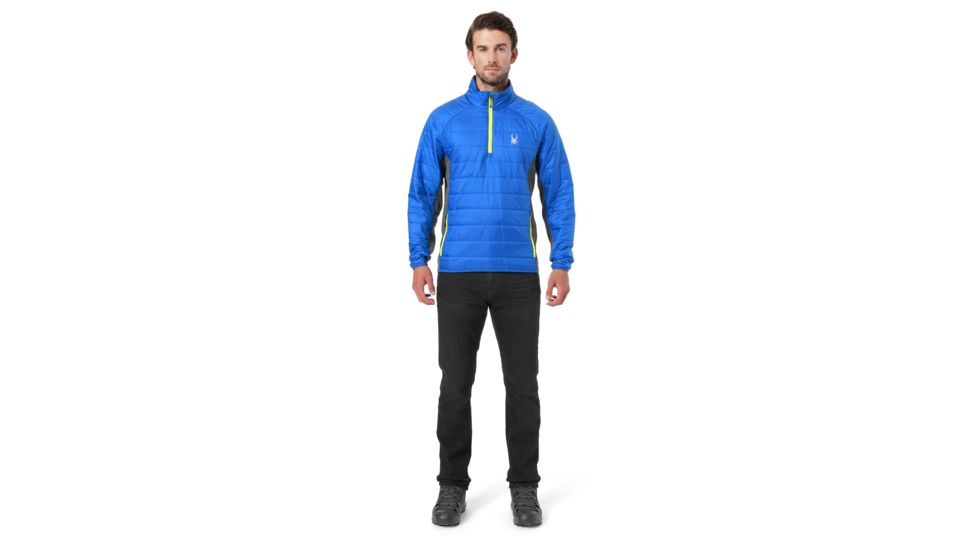 Spyder Glissade Hz Insulator Jacket - Mens, Polar/Turkish Sea/Acid, Large, 181622069555P