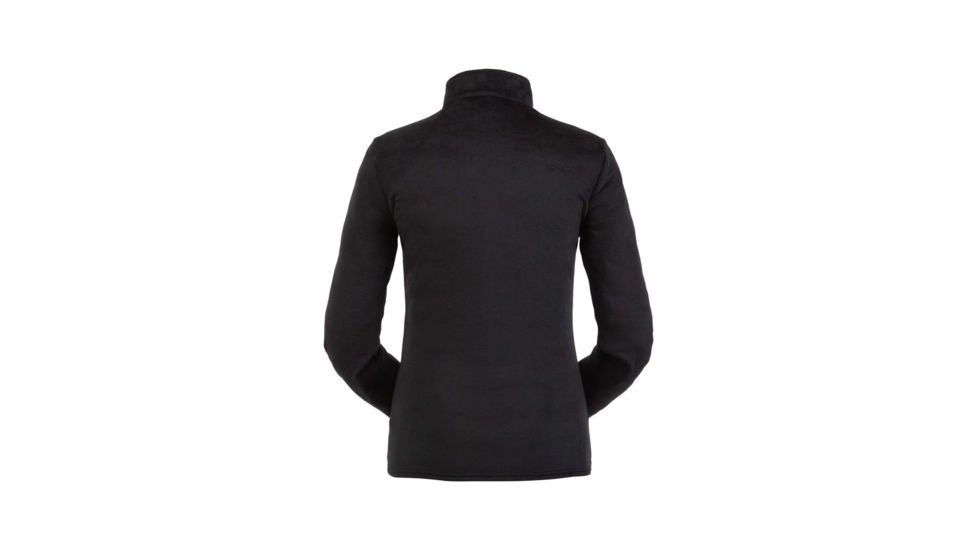 Spyder Shimmer Bug Zip T-Neck Top - Womens, Black, Large, 194091001L