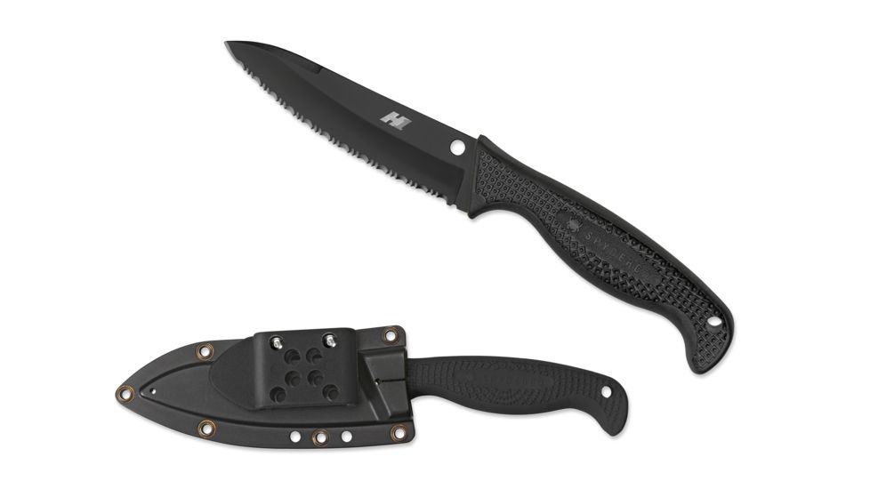 Spyderco Aqua Salt Black Blade SpyderEdge Knife FB23SBBK