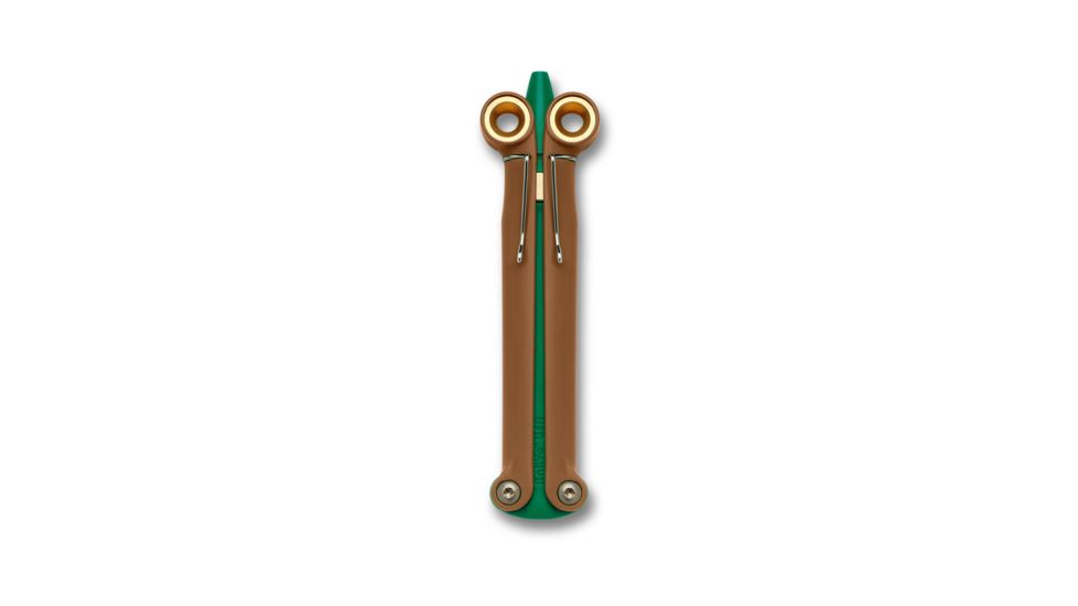 Spyderco BaliYo Pens, Brown/Green, YUS113