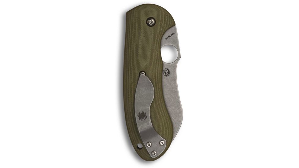 Spyderco Bombshell Flash Batch Folding Knife, 2.98in, CPM 20CV, G10, Olive Drab G-10, C250GTIP
