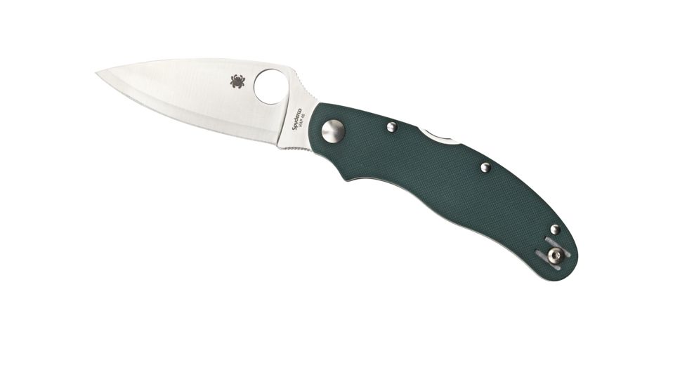 Spyderco Caly 3 Sprint Folding Knife, Green, C113GPGR