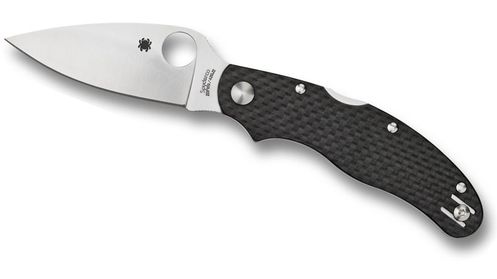 Spyderco Caly3 Carbon Fiber ZDP-189 Handle, FE Blade Fold Knife C113CFPE