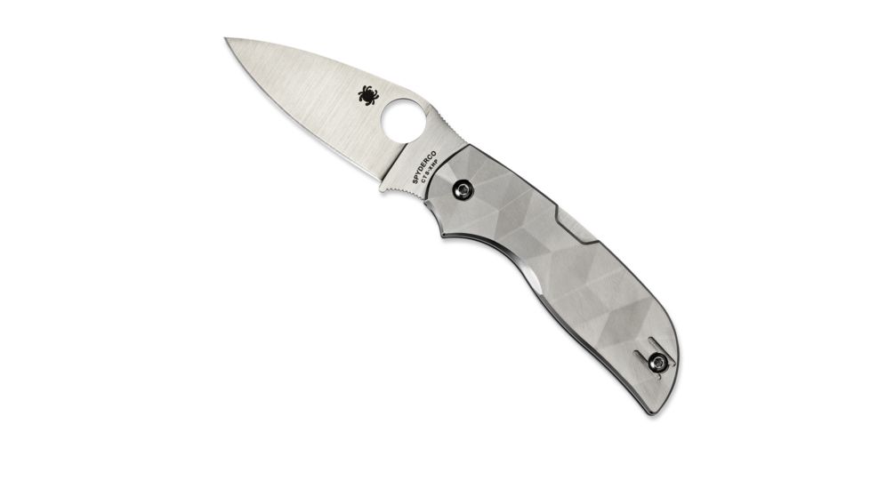 Spyderco Chaparral2 Titanium PlainEdge Knife C152TIP