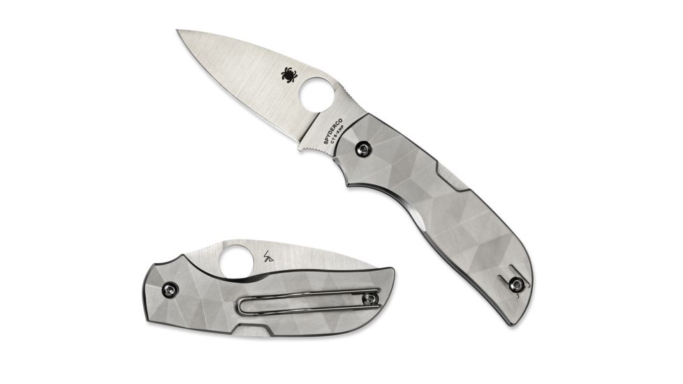Spyderco Chaparral2 Titanium PlainEdge Knife C152TIP
