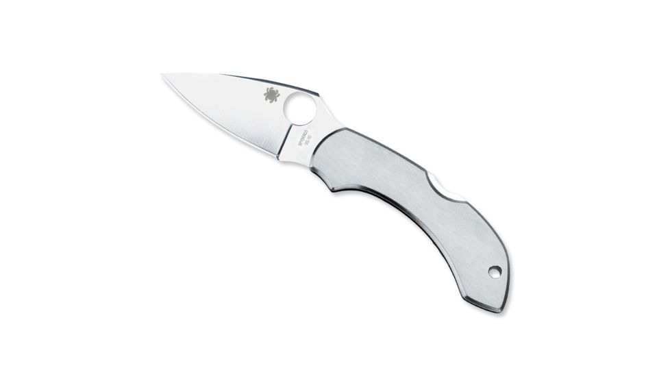 Spyderco Dragonfly 2 Lightweight Folding Knife, 2.313in, VG-10, Plain Leaf Blade, Stainless Steel Handle, C28P