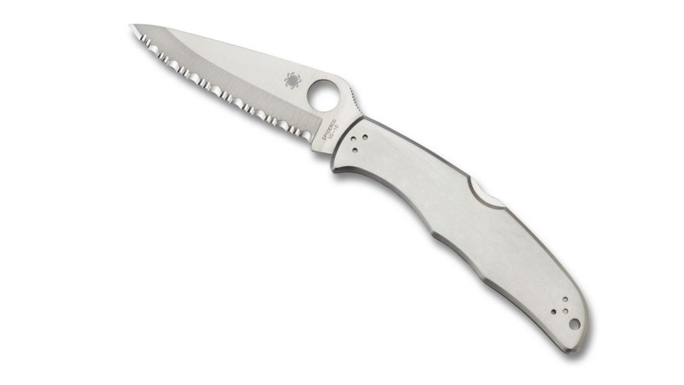 Spyderco Endura4 SS Serrated Blade Fold Knife C10S