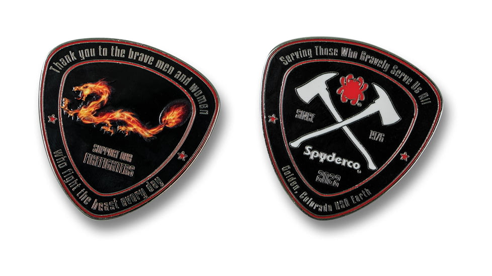 Spyderco Fire Dragon Coin 2022