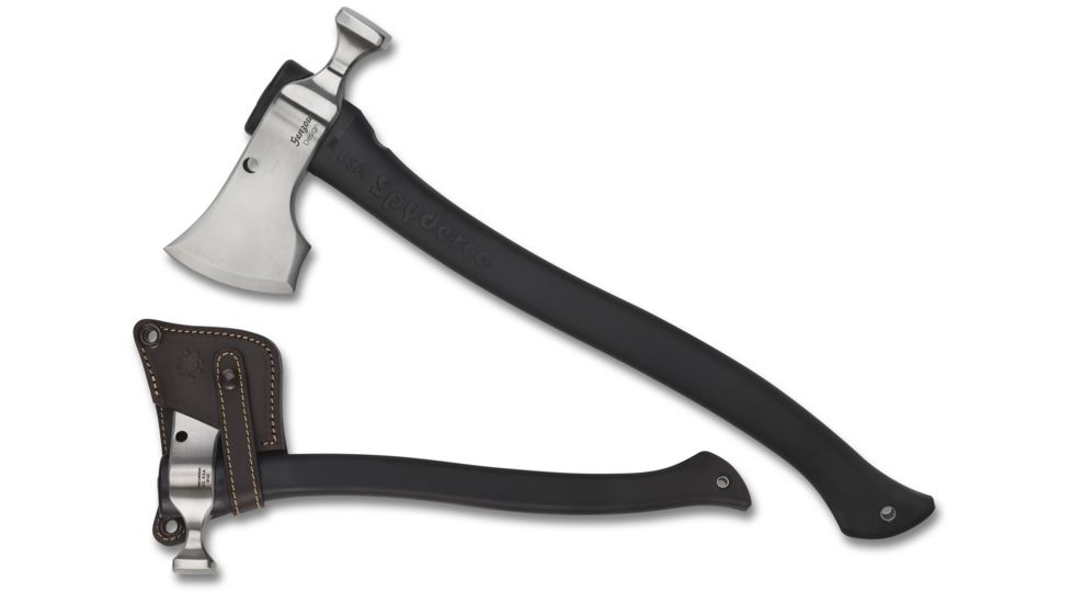 Spyderco Genzow HatchetHawk - PlainEdge H02, Black, H02