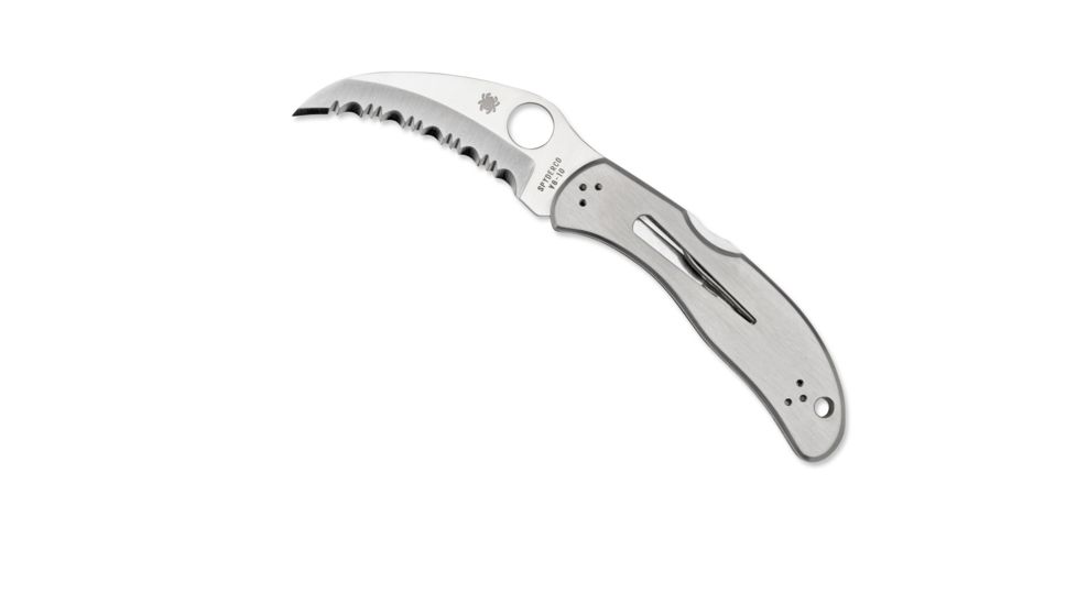 Spyderco Harpy SS Serrated Blade Fold Knife C08S