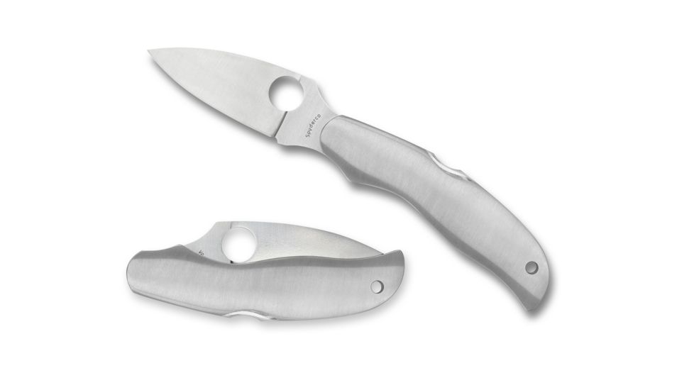 Spyderco Kopa Stainless Steel VG-10 5.83in PlainEdge Folding Knife, C92P