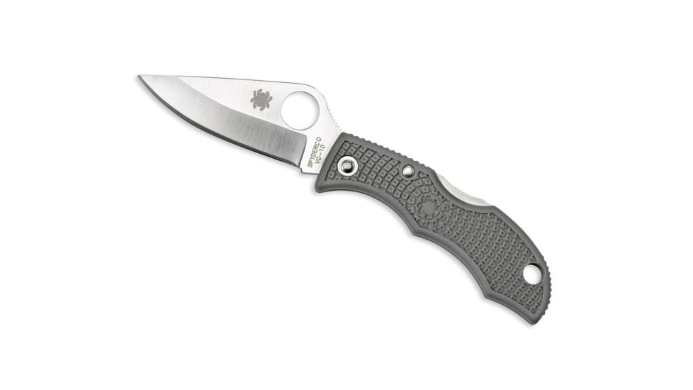 Spyderco Ladybug 3 Folding Knife, 1.9in, VG-10 Stainless Steel, Clip Point Blade, FE Blade, FRN Foliage Green Handle, LFGP3