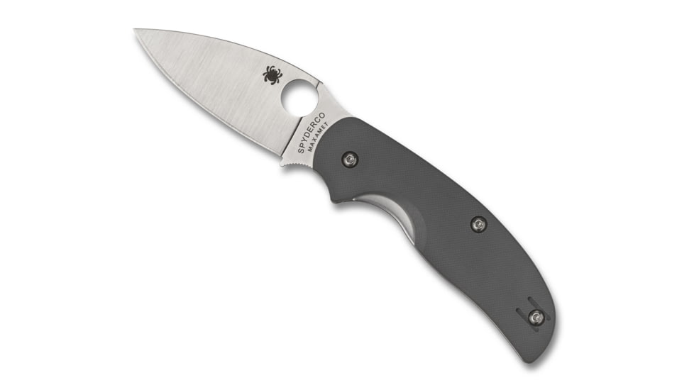 Spyderco Sage 1 Folding Knife, PlainEdge, Gray, C123GPGY
