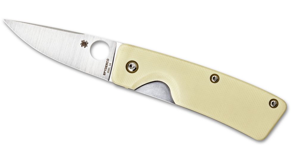 Spyderco Lil Nilakka Folding Knife, White, C221GPWH
