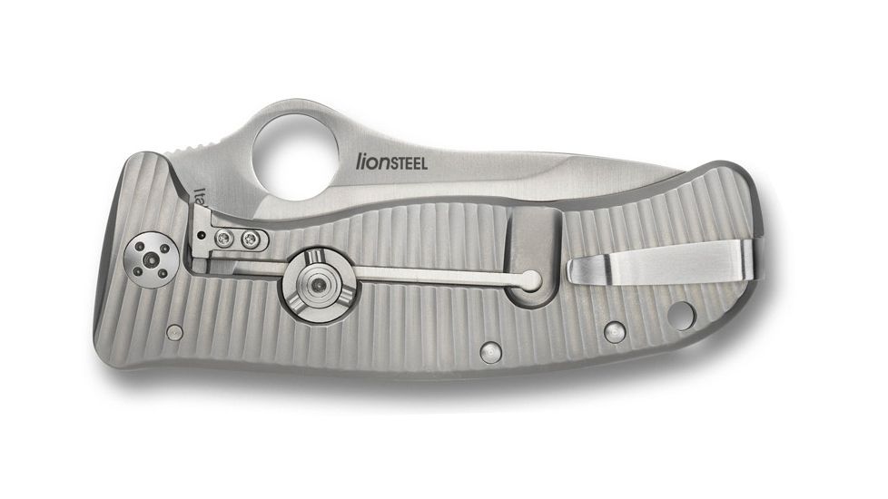 Spyderco Lionspy G10 Handle Titanium Blade Zipper Pouch Fold Knife C157GTiP