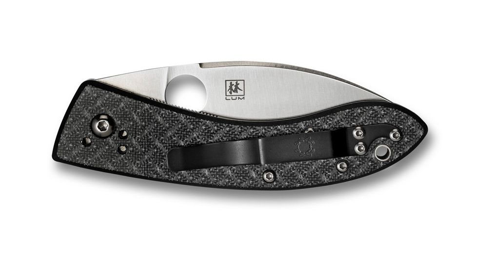Spyderco LUM Chinese Folder Nishigun Steel Fiber Handle Blade Fold Knife C65CFP
