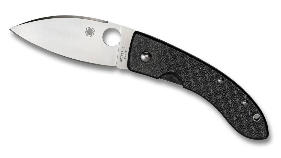 Spyderco LUM Chinese Folder Nishigun Steel Fiber Handle Blade Fold Knife C65CFP