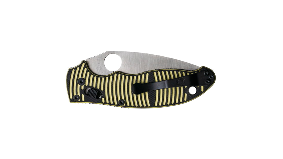 Spyderco Manix 2 Folding Knife, CPM Magnacut, Salt Yellow/Black G-10 Handle, SPY-C101GBKYLMCP2